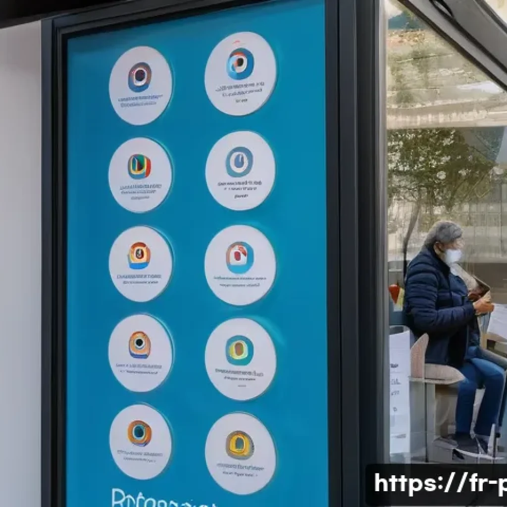 보건소 독감 예방접종 가격 비교 - A modern French vaccination center located in a bright urban neighborhood in Paris, featuring a welc...